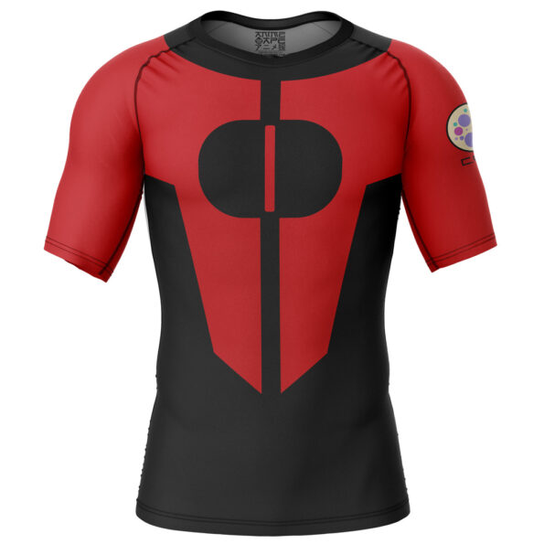 Oliver Grayson Age 15 Invincible Short Sleeve Rash Guard Compression Shirt