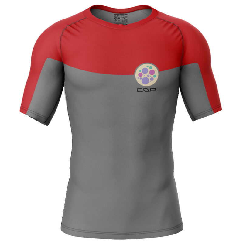 Oliver Grayson Age 23 Invincible Short Sleeve Rash Guard Compression Shirt