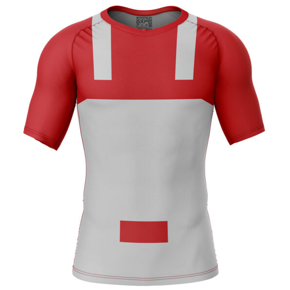 Oliver Grayson Age 42 Invincible Short Sleeve Rash Guard Compression Shirt