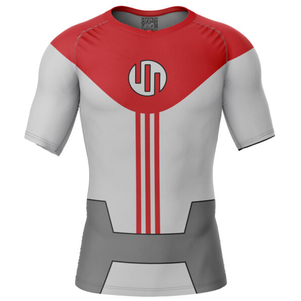 Omni Man Viltrum Empire Invincible Short Sleeve Rash Guard Compression Shirt