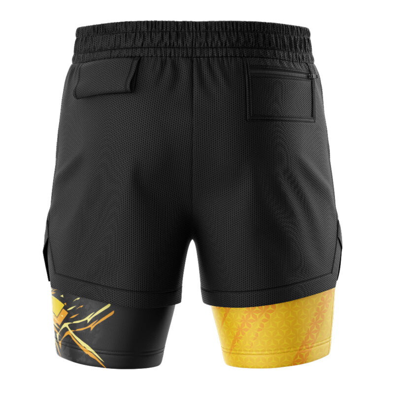 Pikachu Attack V2 Pokemon 2-in-1 Performance Shorts - Image 4