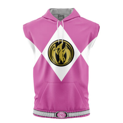 Pink Ranger Mighty Morphin Power Rangers Sleeveless Hoodie