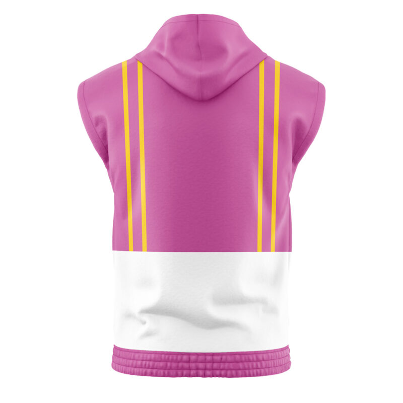 Pink Ranger Ninjetti Power Rangers Sleeveless Hoodie - Image 2