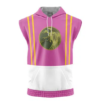 Pink Ranger Ninjetti Power Rangers Sleeveless Hoodie