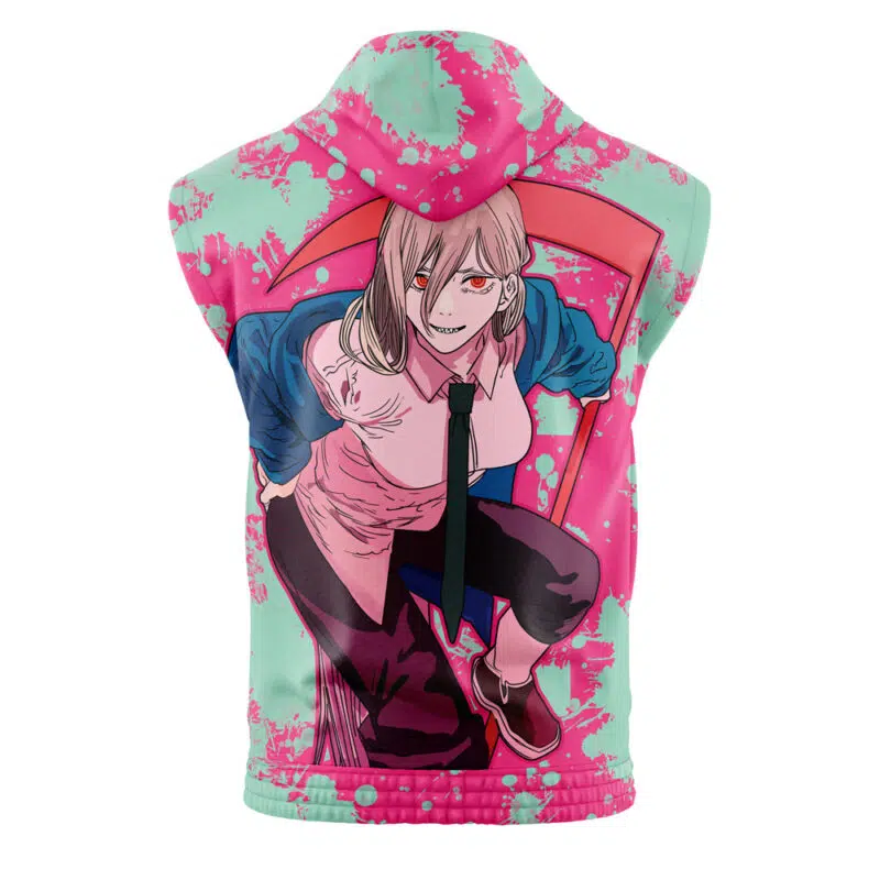 Power Chainsaw Man Sleeveless Hoodie