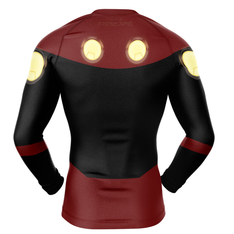 Powerplex Invincible Long Sleeve Rash Guard Compression Shirt - Image 2