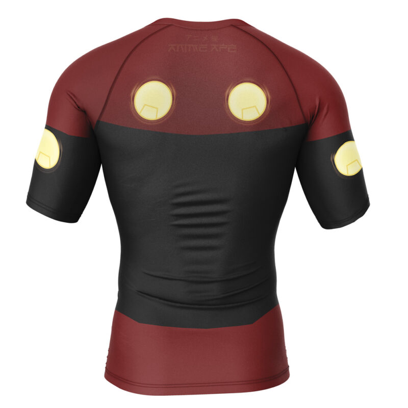 Powerplex Invincible Short Sleeve Rash Guard Compression Shirt - Image 2