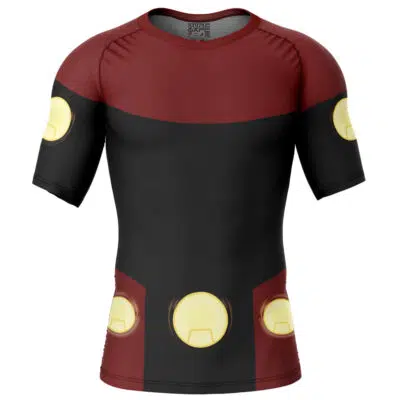 Powerplex Invincible Short Sleeve Rash Guard Compression Shirt