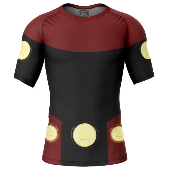 Powerplex Invincible Short Sleeve Rash Guard Compression Shirt