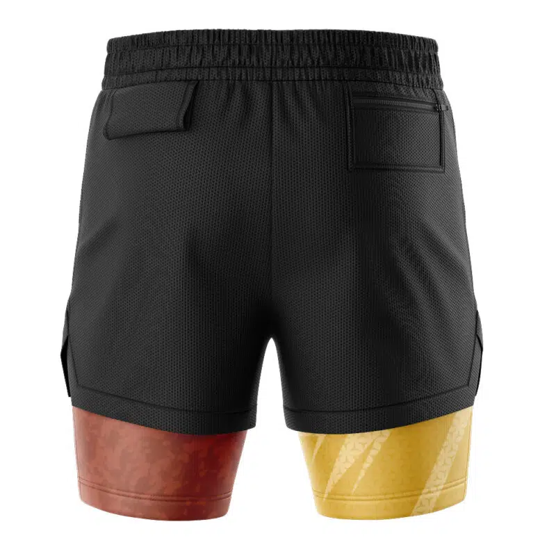 Psyduck Attack V2 Pokemon 2-in-1 Performance Shorts - Image 4
