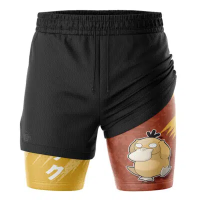 Psyduck Attack V2 Pokemon 2-in-1 Performance Shorts