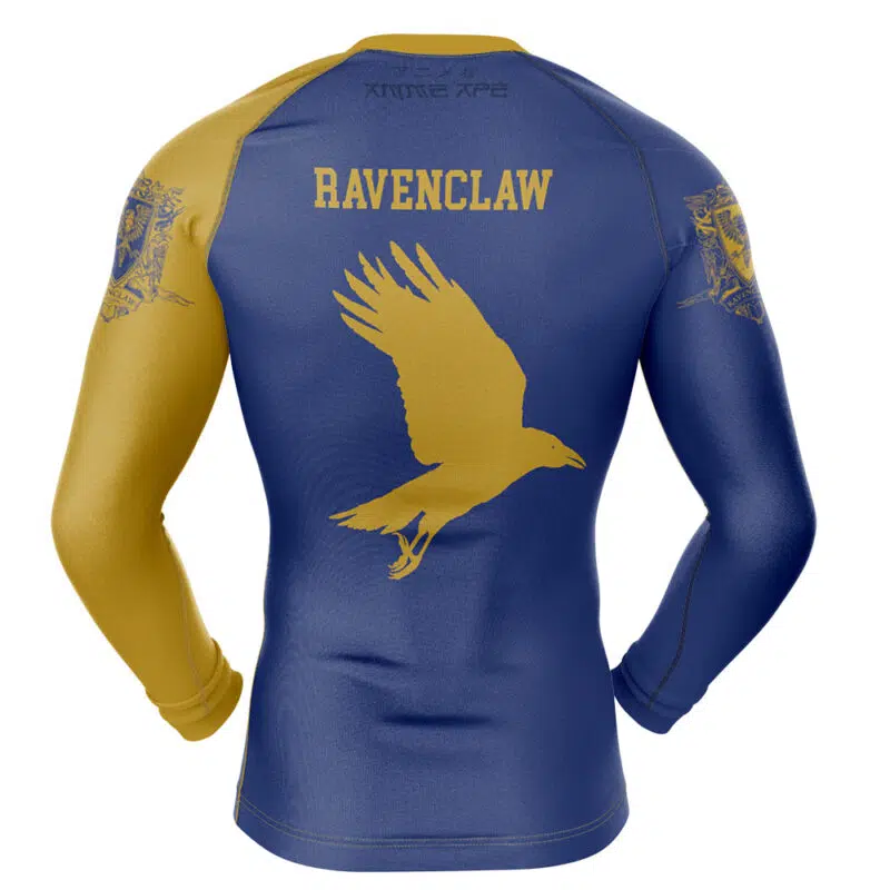 Ravenclaw v2 Harry Potter Long Sleeve Rash Guard Compression Shirt - Image 2