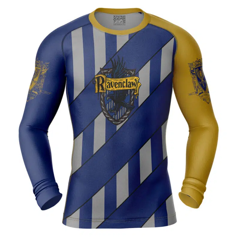 Ravenclaw v2 Harry Potter Long Sleeve Rash Guard Compression Shirt