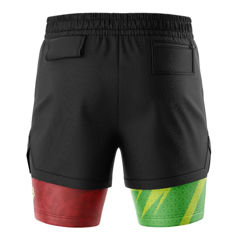 Rayquaza Attack V2 Pokemon 2-in-1 Performance Shorts - Image 4