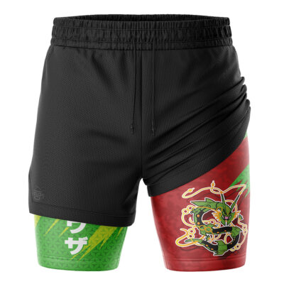 Rayquaza Attack V2 Pokemon 2-in-1 Performance Shorts