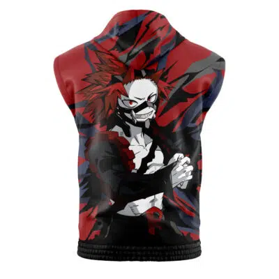 Red Riot My Hero Academia Sleeveless Hoodie