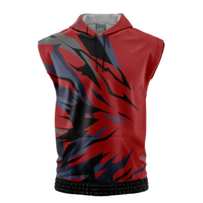 Red Riot My Hero Academia Sleeveless Hoodie