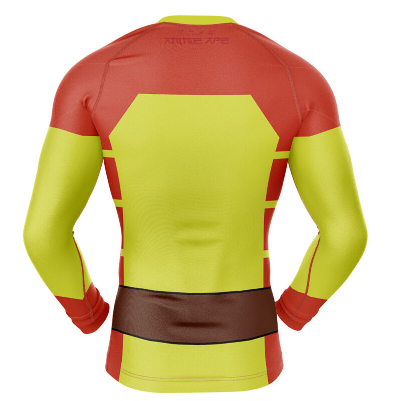 Rex Splode Invincible Long Sleeve Rash Guard Compression Shirt - Image 2