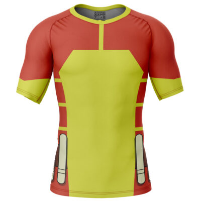 Rex Splode Invincible Short Sleeve Rash Guard Compression Shirt