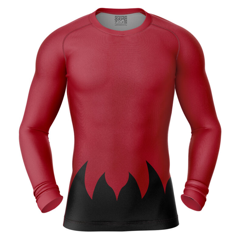 Sage Mode Shippuden Long Sleeve Rash Guard Compression Shirt