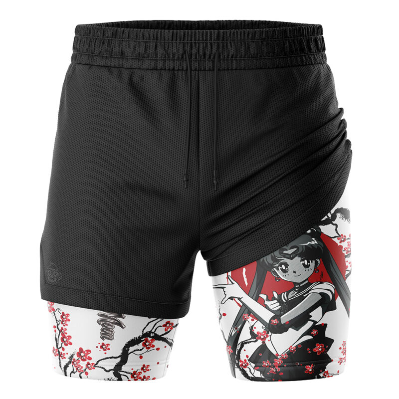 Sailor Moon V2 Cherry Blossom 2-in-1 Performance Shorts