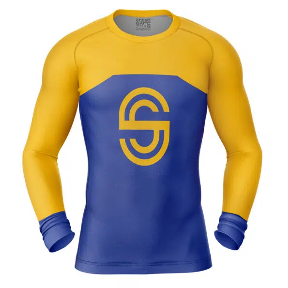 Shapesmith Invincible Long Sleeve Rash Guard Compression Shirt