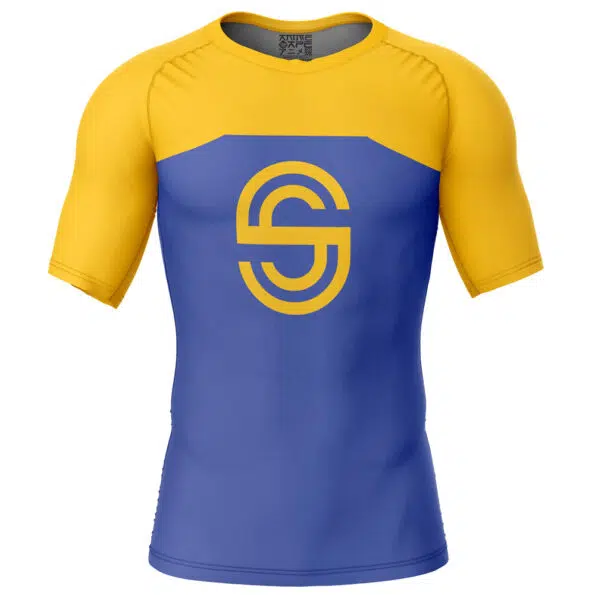 Shapesmith Invincible Short Sleeve Rash Guard Compression Shirt
