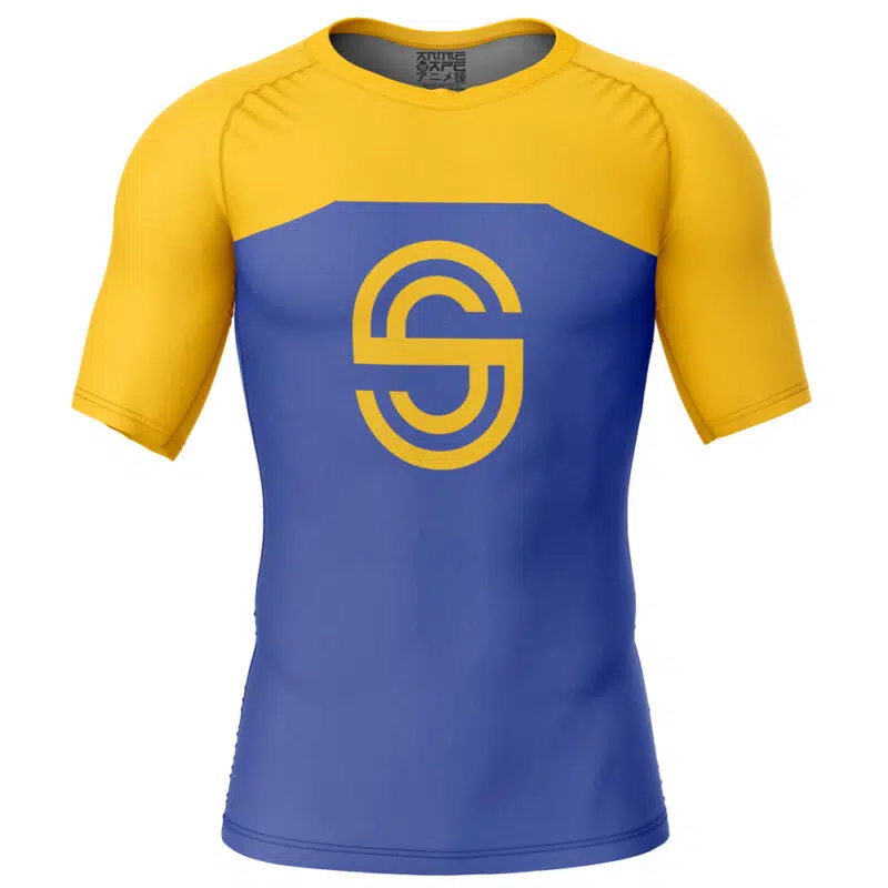 Shapesmith Invincible Short Sleeve Rash Guard Compression Shirt