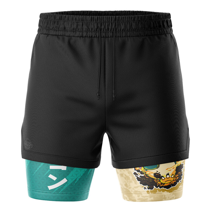 Snorlax Attack V2 Pokemon 2-in-1 Performance Shorts - Image 2