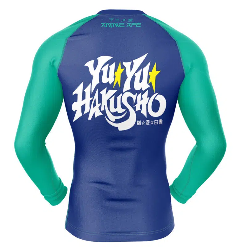 Spirit Detective Ghost Fighter Long Sleeve Rash Guard Compression Shirt - Image 2