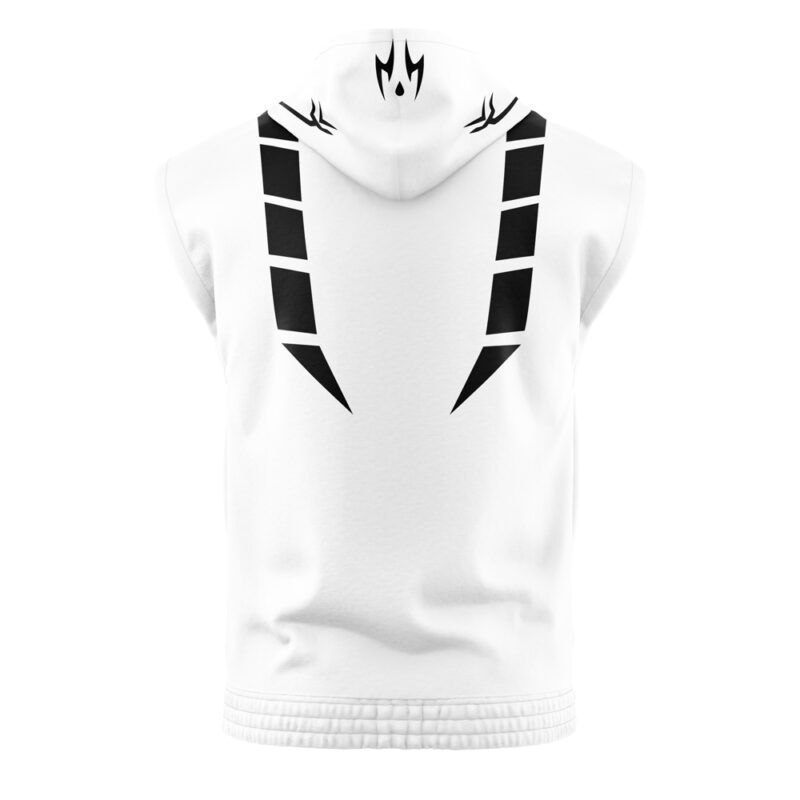 Sukuna Black Marks Jujtsu Kaisen Sleeveless Hoodie - Image 2