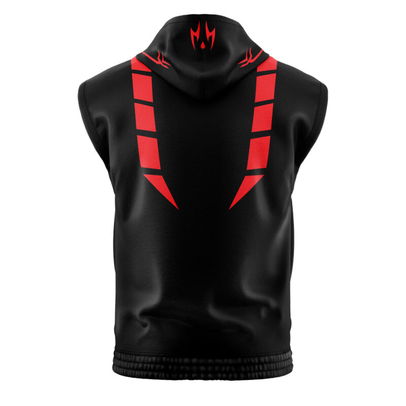 Sukuna Jujtsu Kaisen Sleeveless Hoodie - Image 2