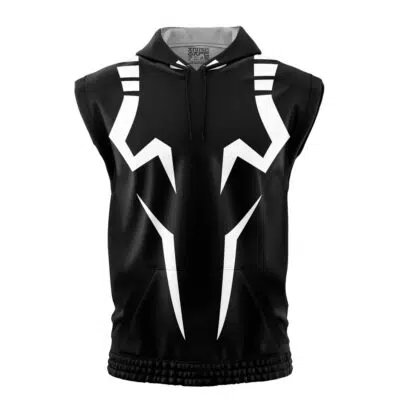 Sukuna White Marks Jujtsu Kaisen Sleeveless Hoodie