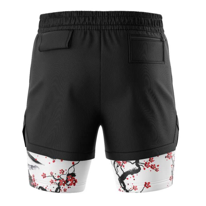 Sung Jin Woo Cherry Blossom Solo Leveling 2-in-1 Performance Shorts - Image 4