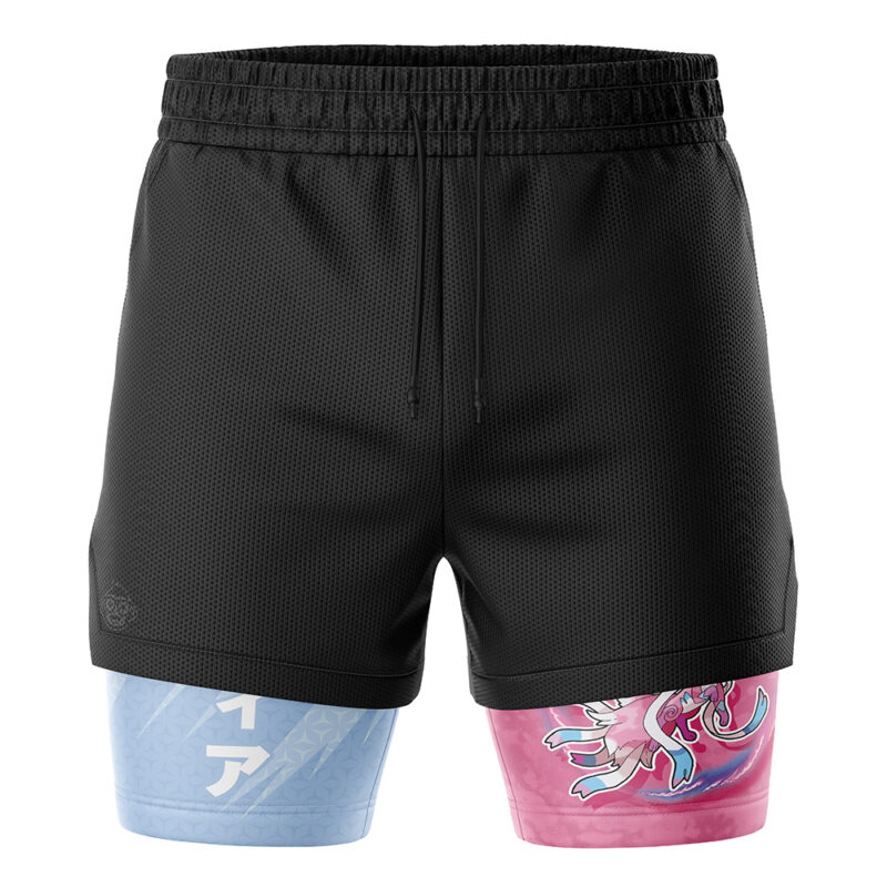 Sylveon Attack V2 Pokemon 2-in-1 Performance Shorts - Image 2