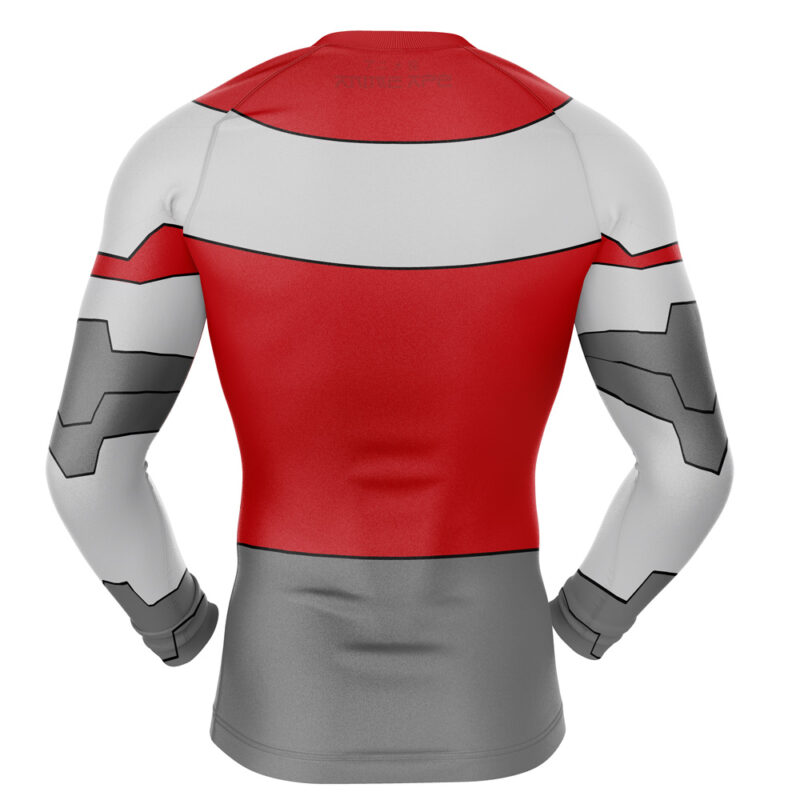 Thragg Invincible Long Sleeve Rash Guard Compression Shirt - Image 2