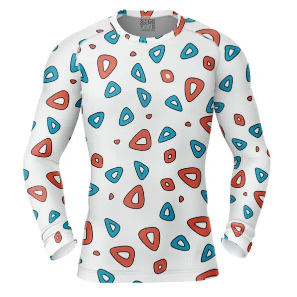 Togepi Pokemon Long Sleeve Rash Guard Compression Shirt
