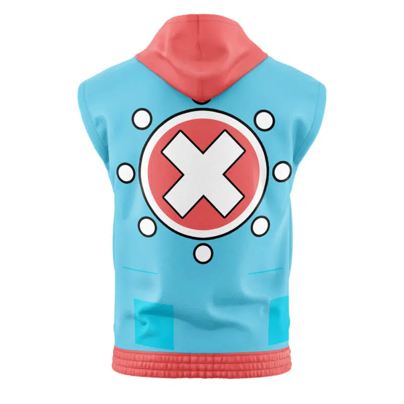 Tony Tony Chopper One Piece Sleeveless Hoodie - Image 2