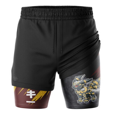 Umbreon Attack V2 Pokemon 2-in-1 Performance Shorts