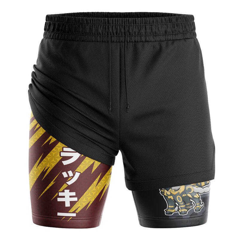 Umbreon Attack V2 Pokemon 2-in-1 Performance Shorts - Image 3
