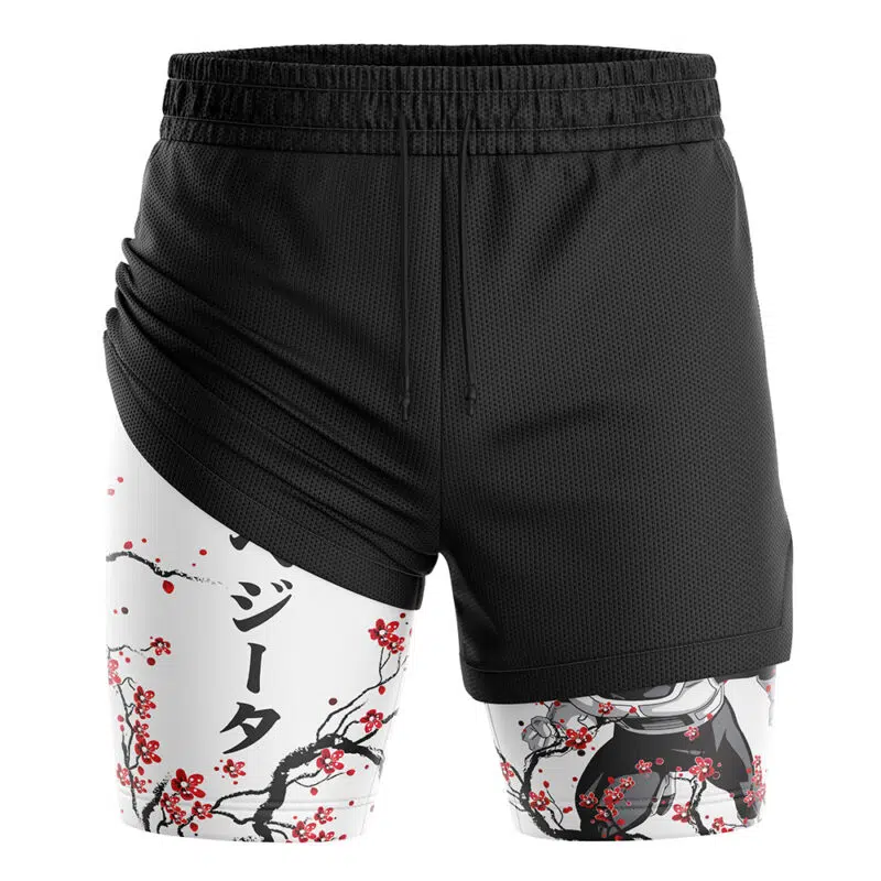 Vegeta Cherry Blossom Shippuden 2-in-1 Performance Shorts - Image 3
