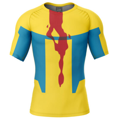 Veil V2 Invincible Short Sleeve Rash Guard Compression Shirt