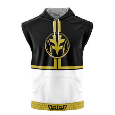 White Ranger Mighty Morphin Power Rangers Sleeveless Hoodie