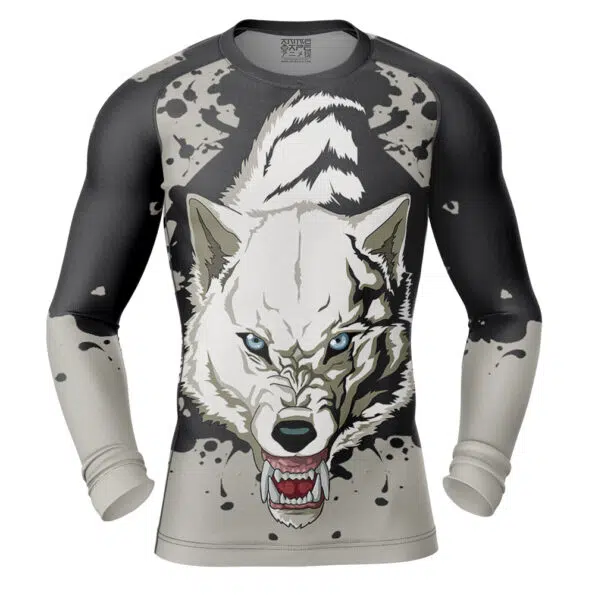 Wolfs Rain Long Sleeve Rash Guard Compression Shirt
