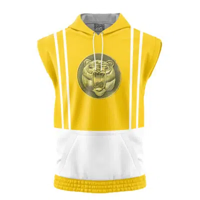 Yellow Ranger Ninjetti Power Rangers Sleeveless Hoodie