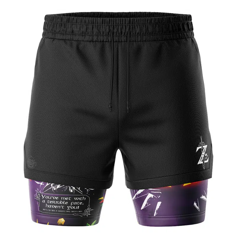 You've Met With A Terrible Fate Legend of Zelda 2-in-1 Performance Shorts - Image 2
