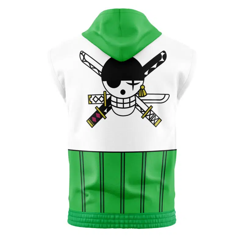 Zoro One Piece Sleeveless Hoodie