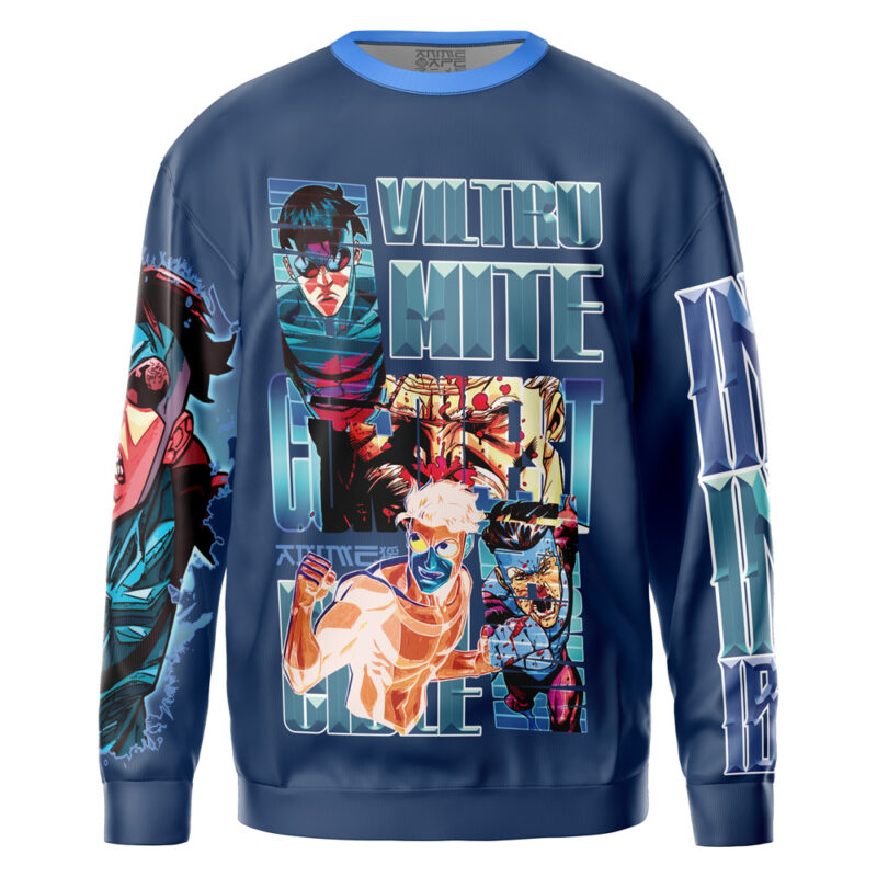 Invincible Blue Invincible Streetwear Sweatshirt - Image 2