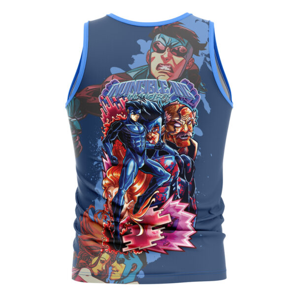 Invincible Blue Invincible Streetwear Tank Top