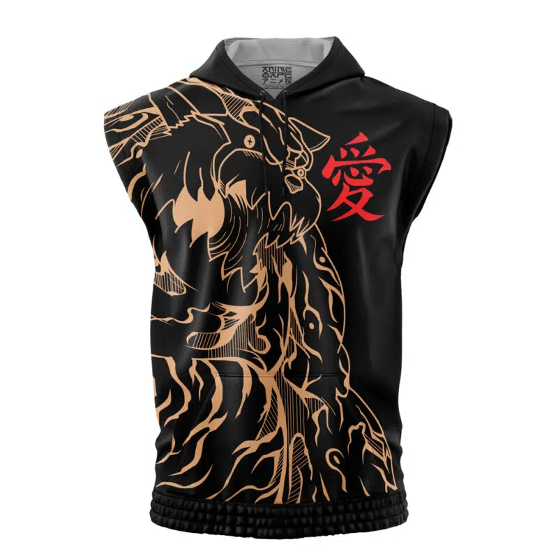 Gaara Shukaku Shippuden Sleeveless Hoodie
